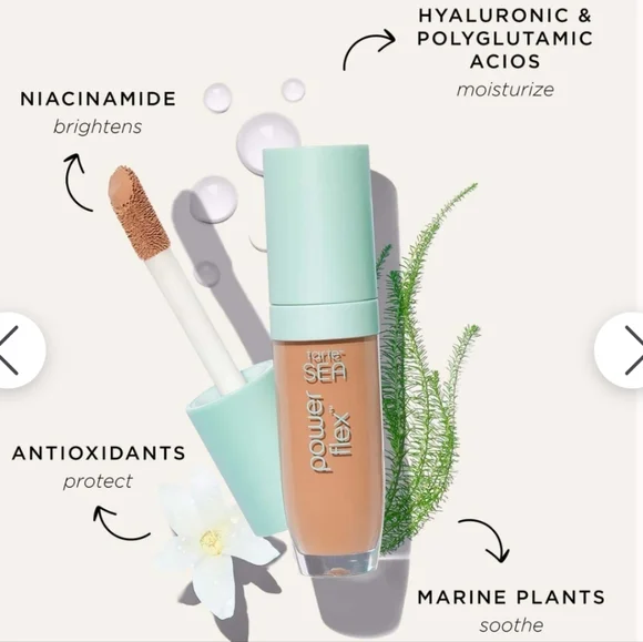 Tarte Sea Power Flex Antioxidant Concealer, Shade 25N, Lt Md Skin Warm Cool Tone - Picture 2 of 4